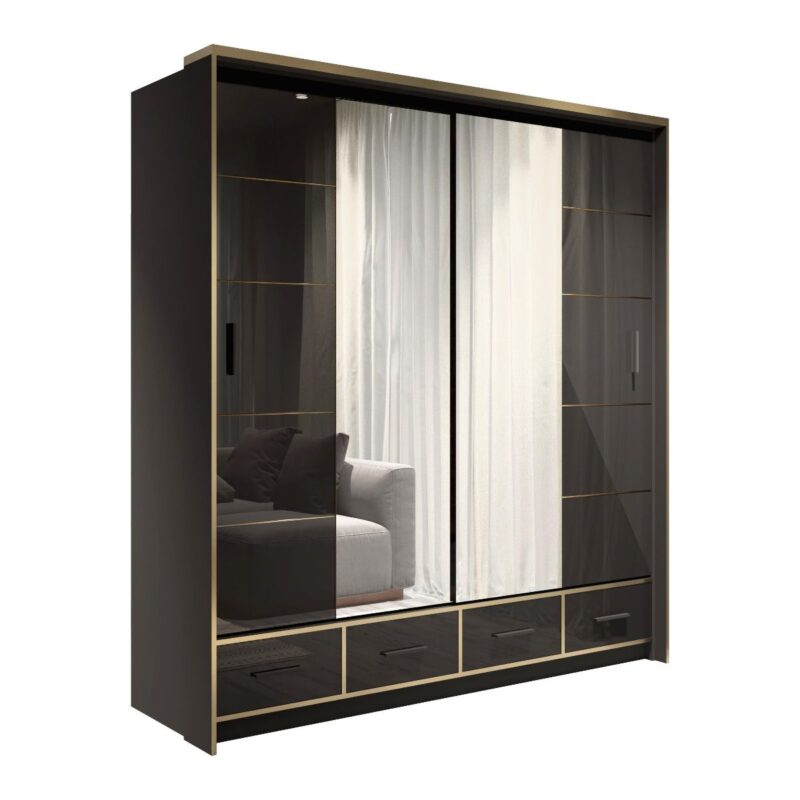 SYDNEY HIGH GLOSS WARDROBE Sliding Wardrobes 4 u