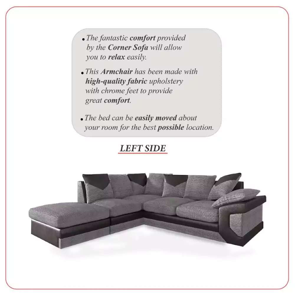 Dino-Black-Grey-left-hand-side-Corner-sofa