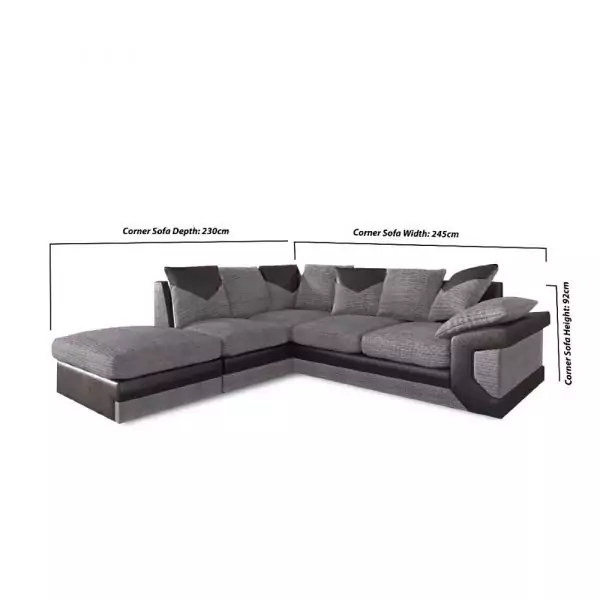 Dino-Corner-Sofa-BlackGrey-Dimenssion