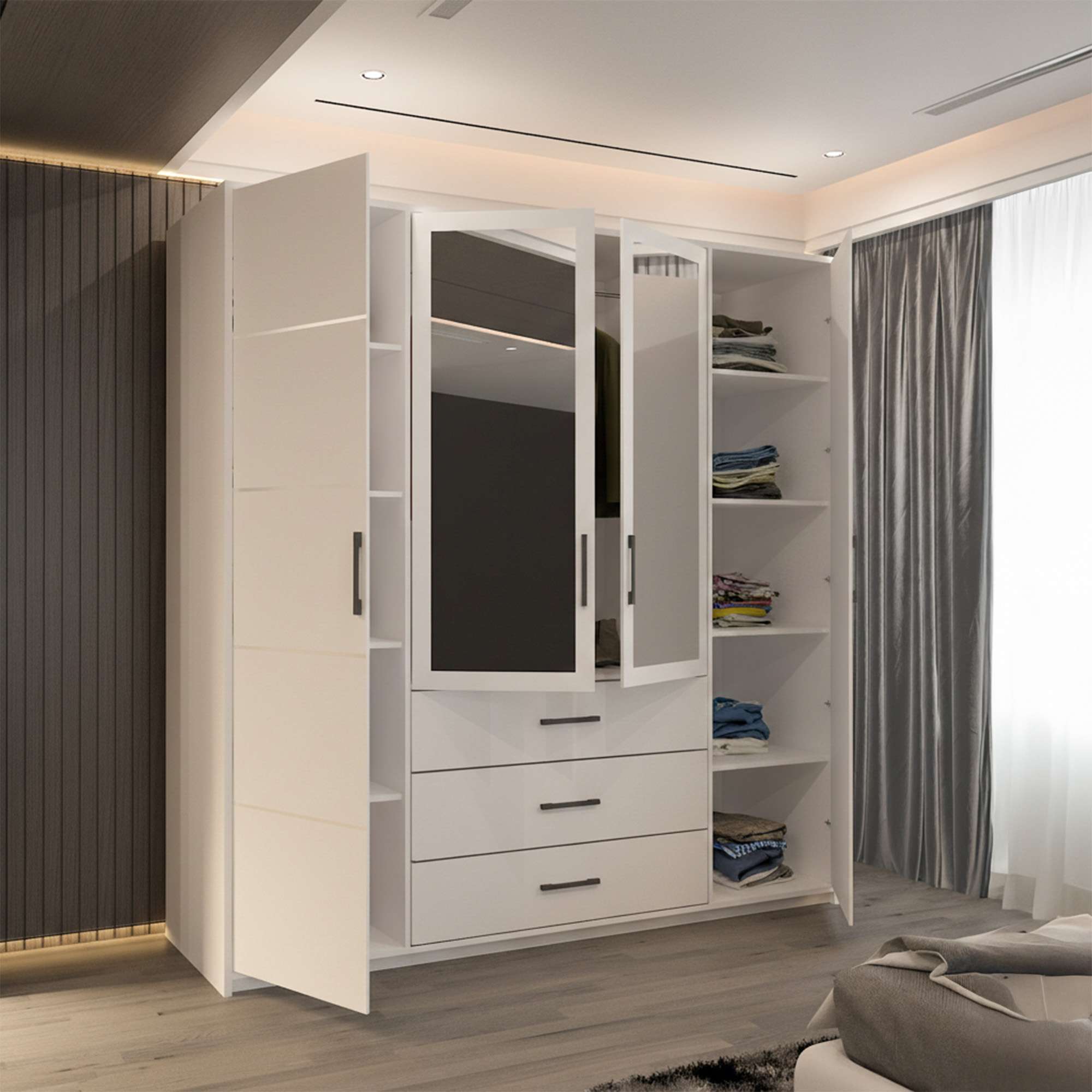 white belluno open Door