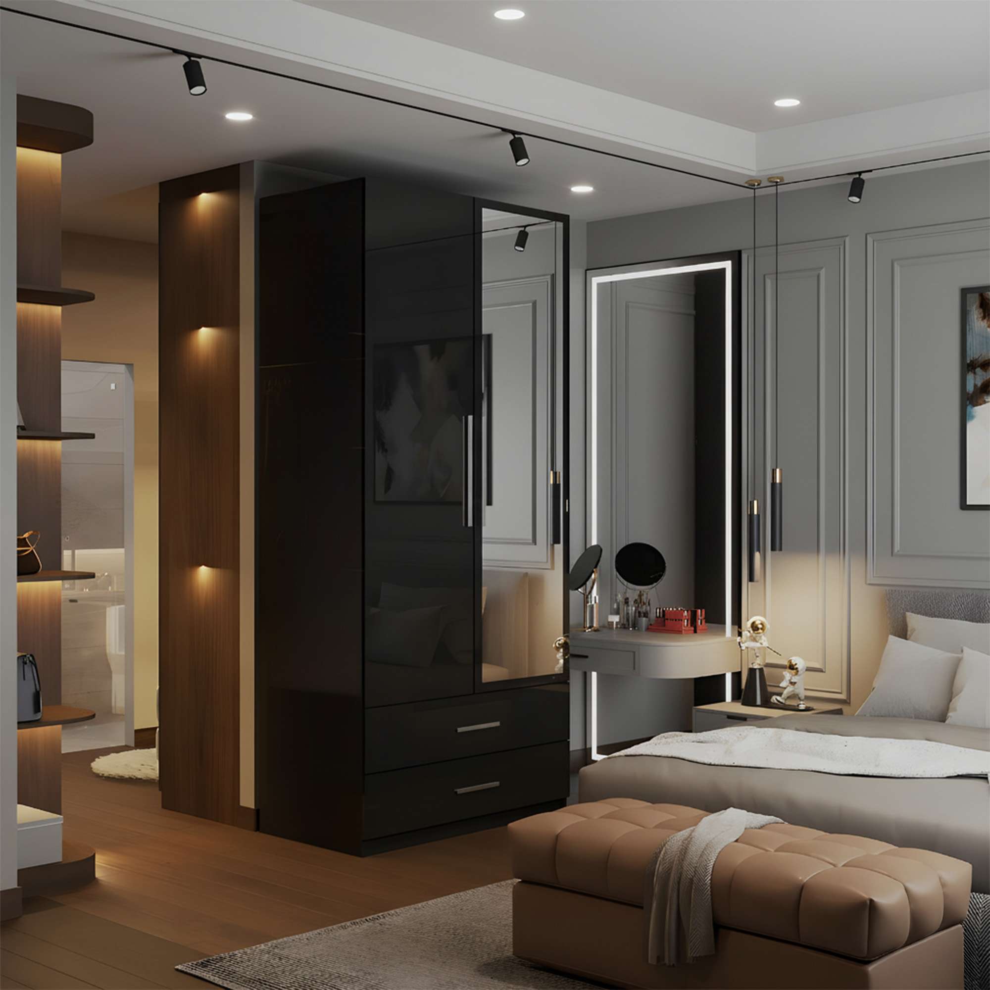 2 Door High Gloss Black0