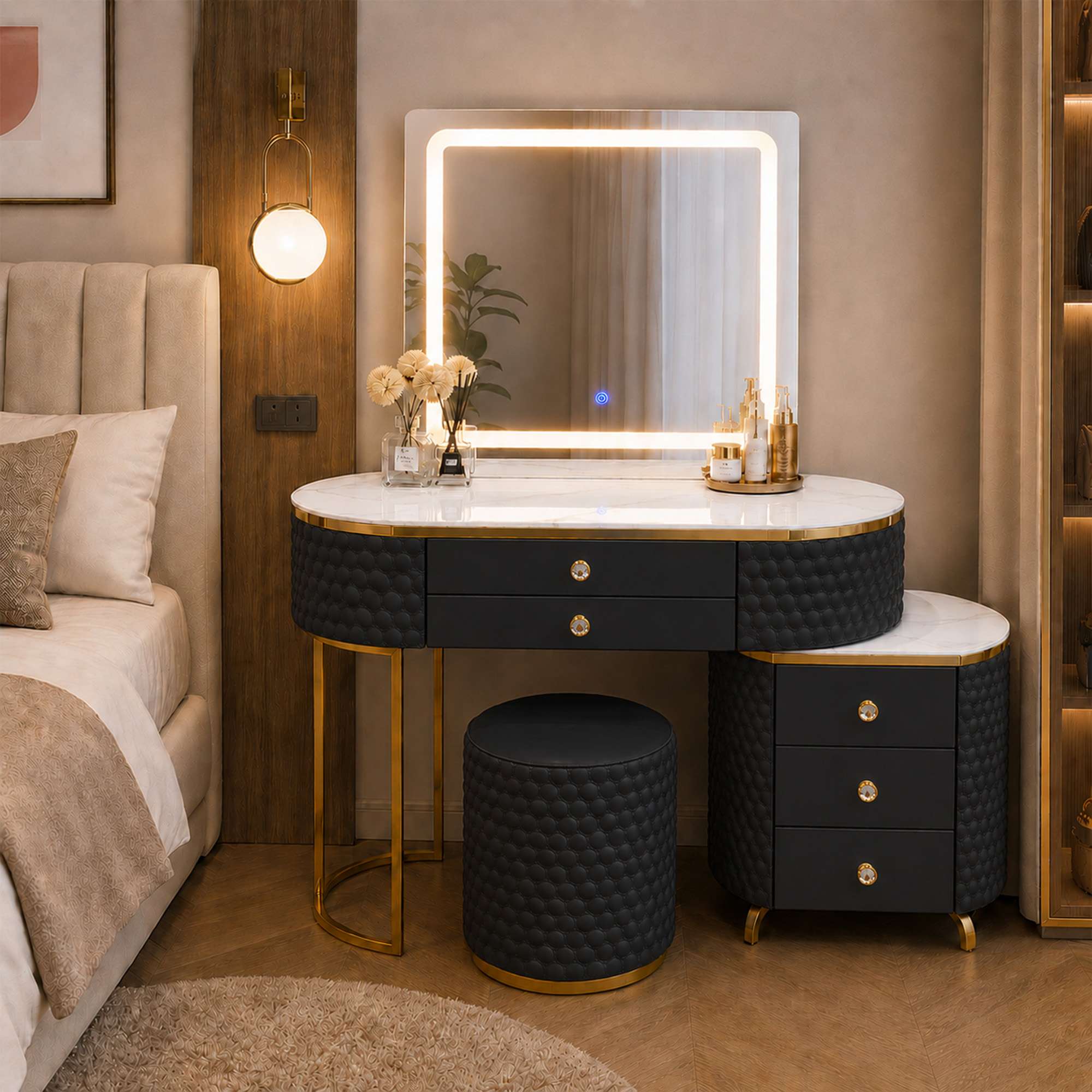 Sw2 Black Dressing Table