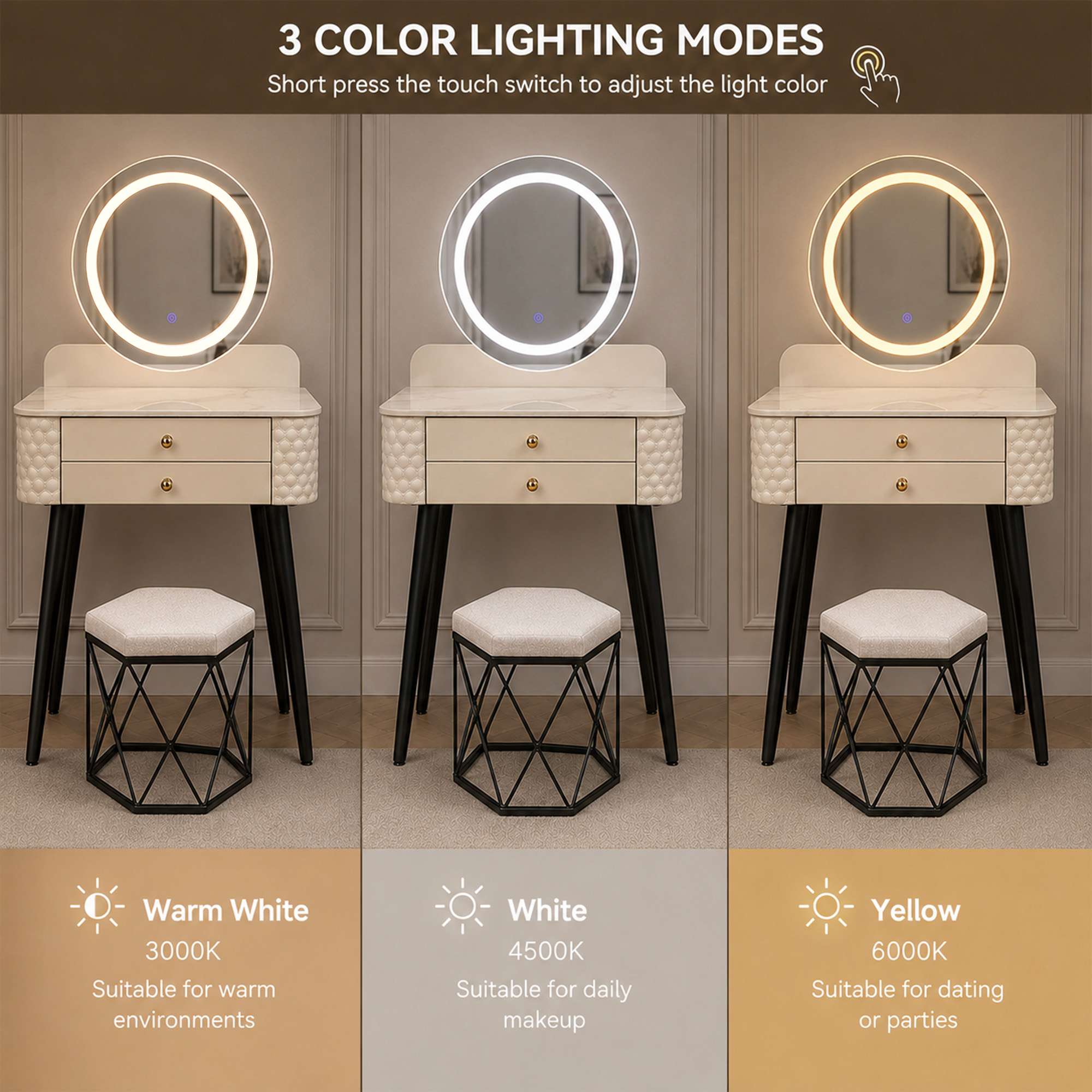 sw3 dressing table colors light mode beige_