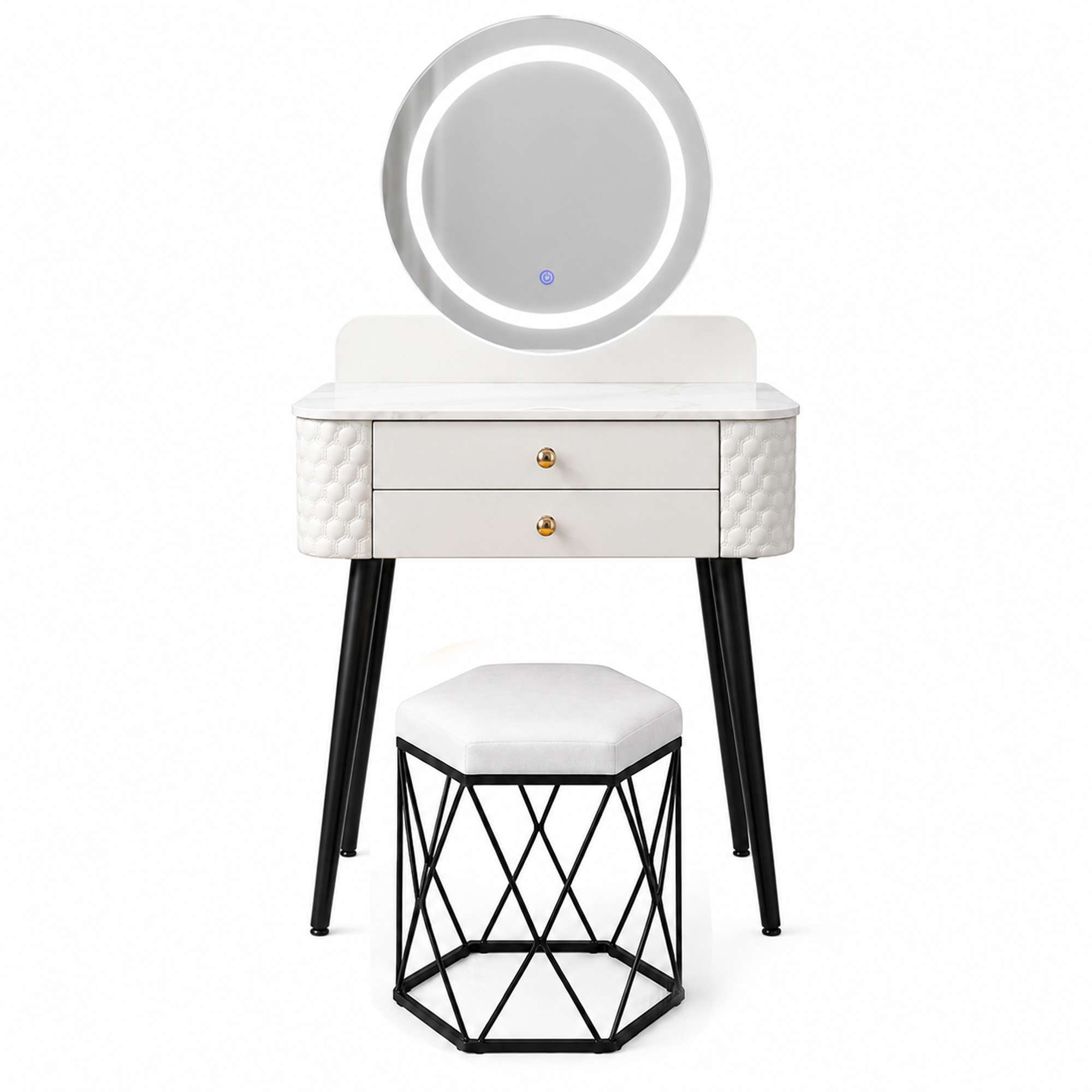 sw3 dressing table white BG Front