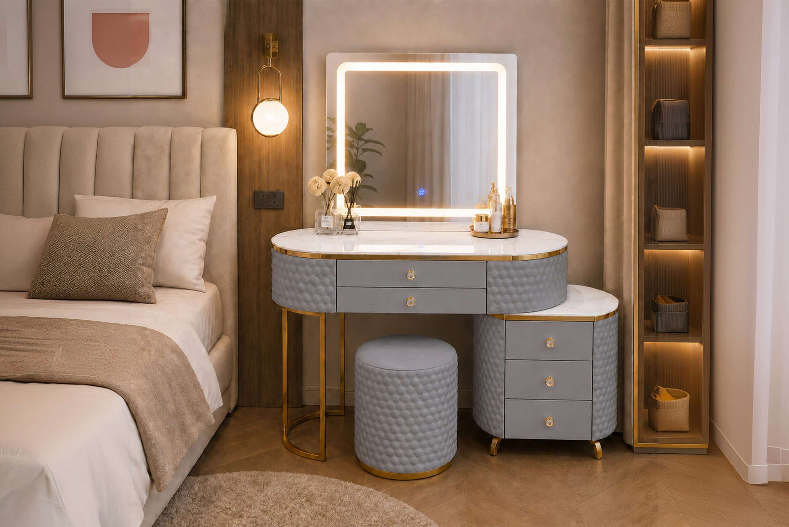 Sw2 Grey Dressing Table