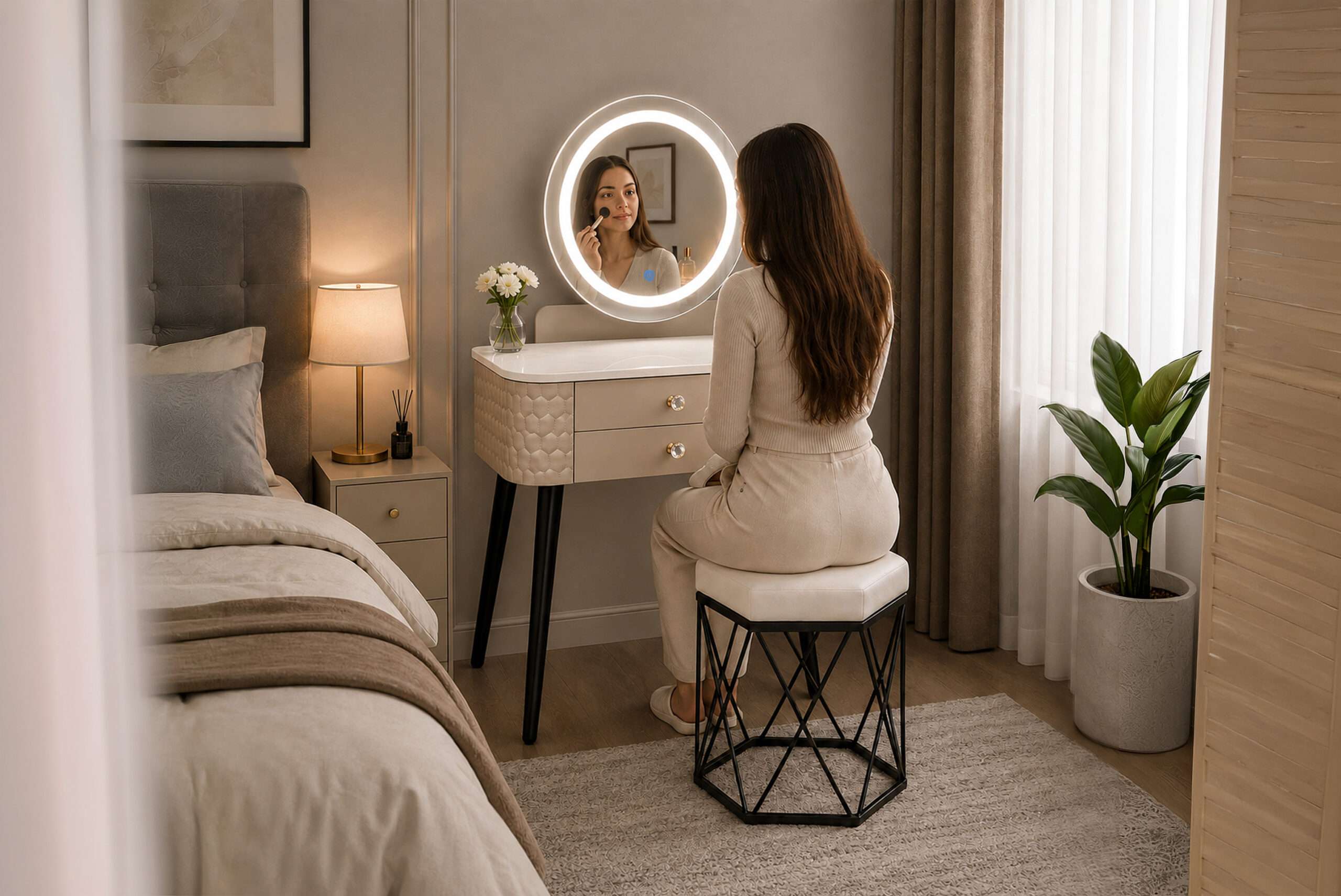 beige dressing table sw3_